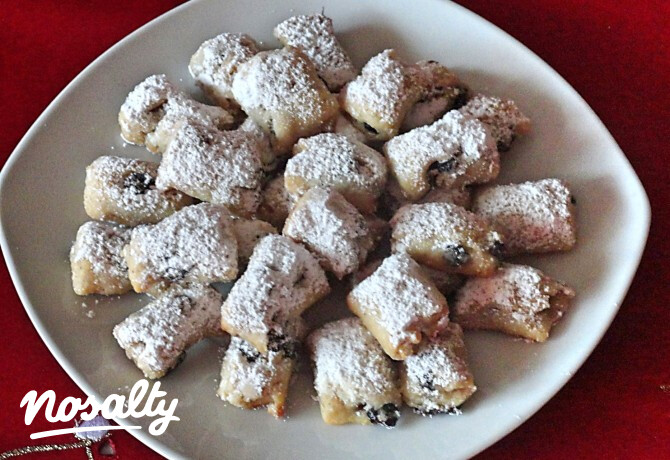 Stollen aprósütemény