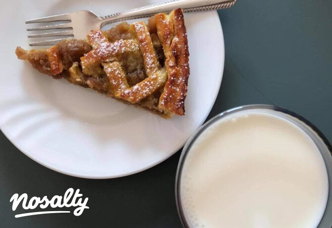 Teljes kiőrlésű almás pite
