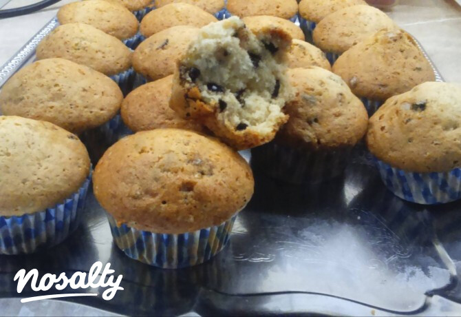 Csokoládékekszes muffin