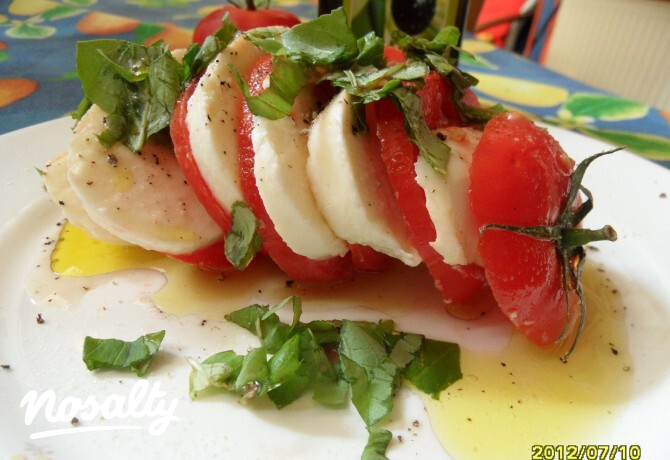 Caprese saláta Sandrine konyhájából
