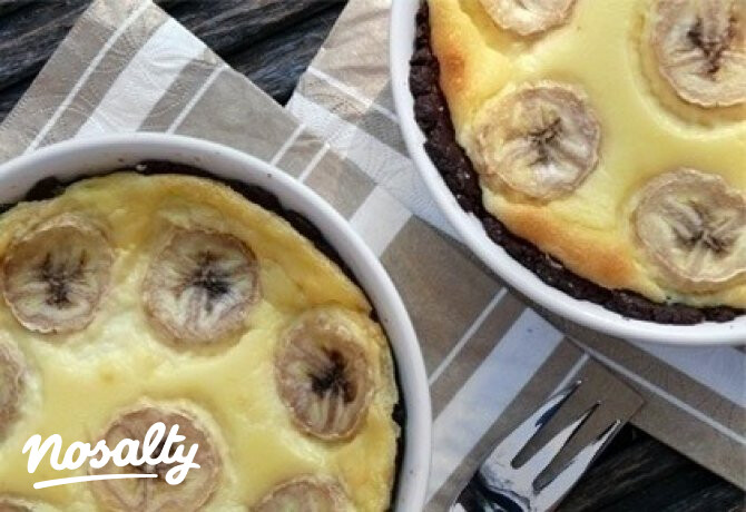 Banános-mascarponés tartlet