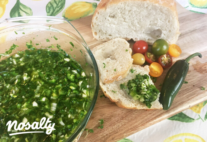 Pebre - jalapeno salsa Chiléből