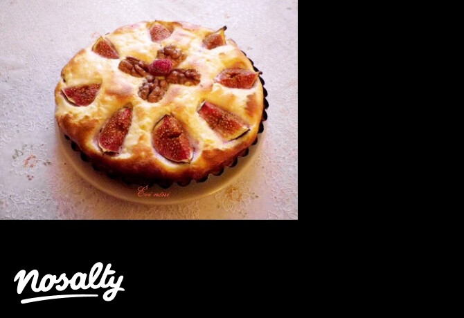 Ricottás mézes fügetorta