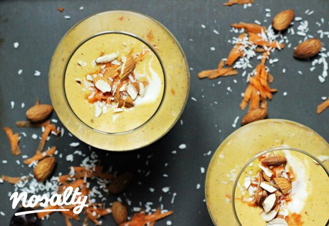 Ezen a képen: Répatorta smoothie