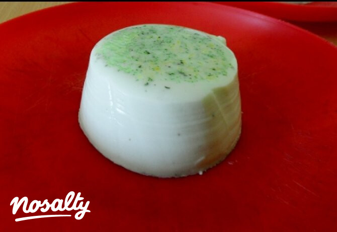 Bazsalikomos panna cotta