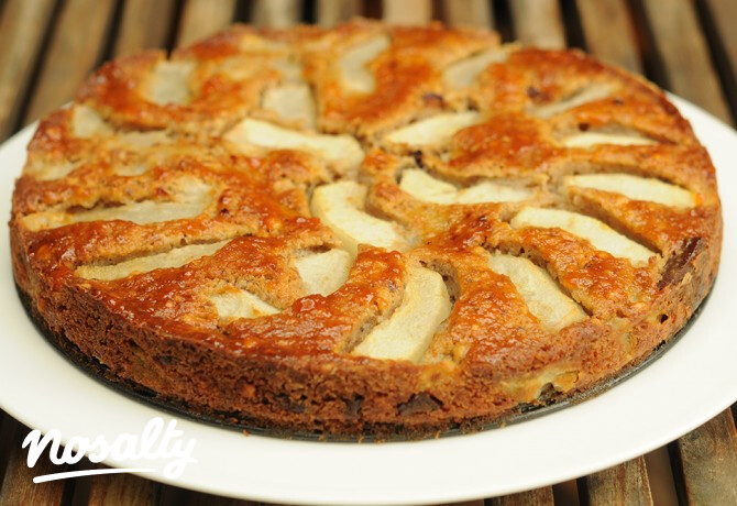 Diós-csokis körtetorta
