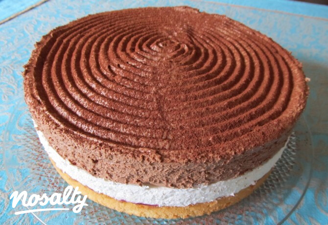 Csokihabos joghurttorta