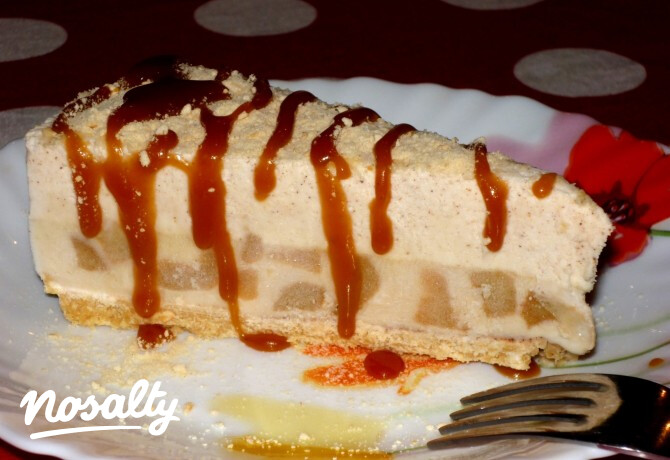 Almáspités fagylalttorta