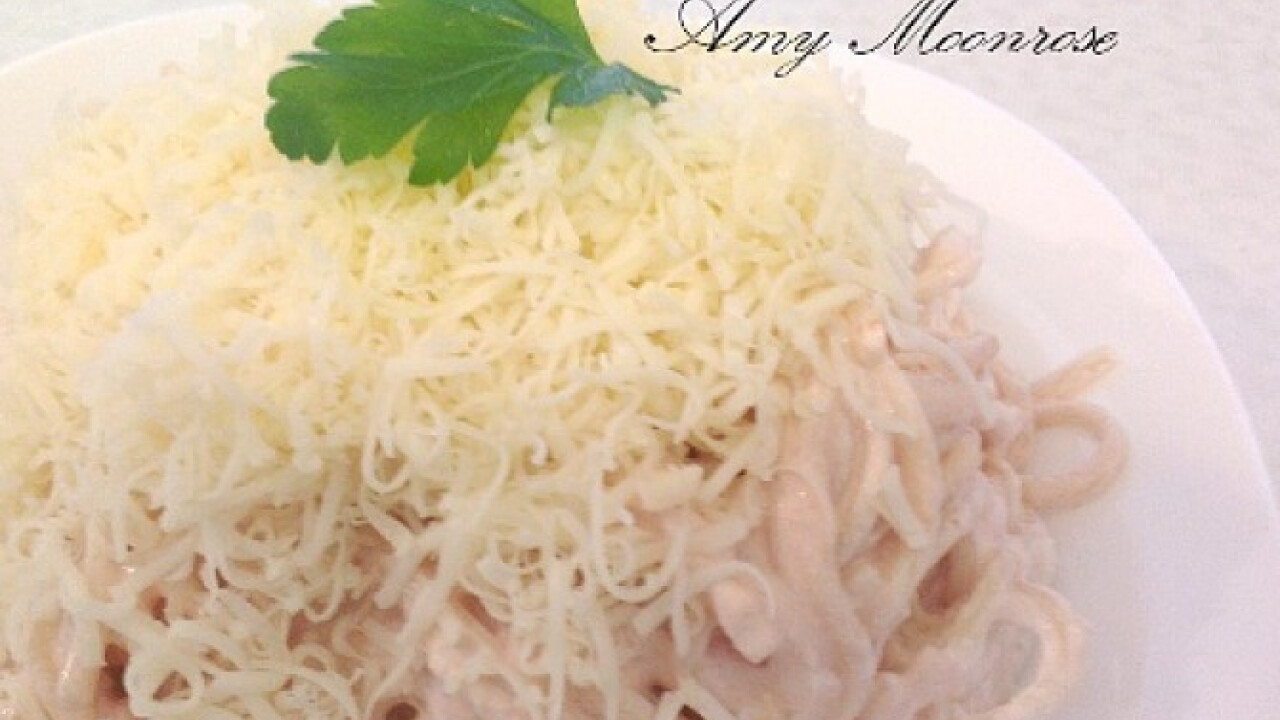 Olcsó hideg krémes spagetti