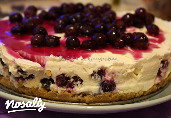 Áfonyás sajttorta Szofika konyhájából