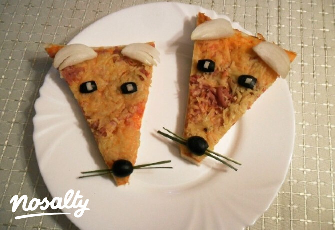 Mókás pizzaszeletek