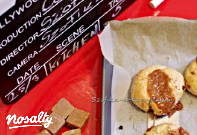 Pekándiós-vajkaramellás cookie