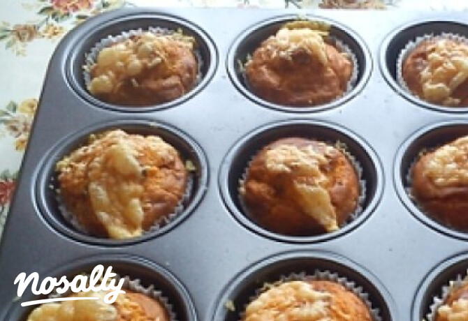 Pizzás-szalámis muffin