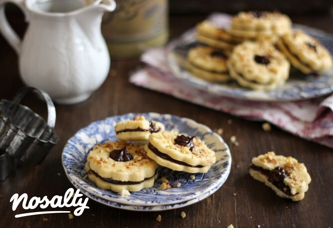 Kardamomos csokoládékrémes linzer