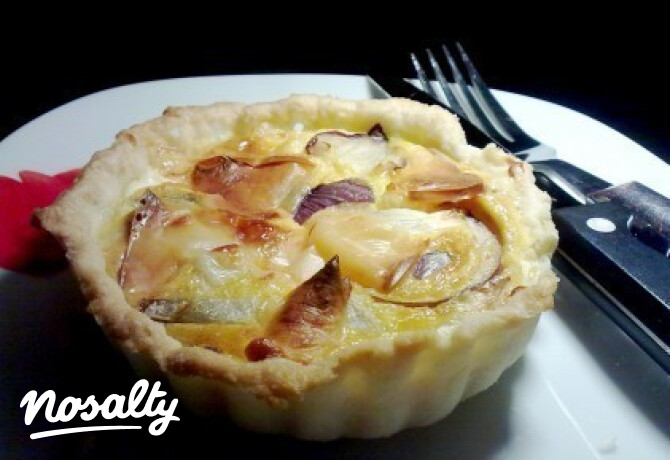 Krémsajtos mini tart