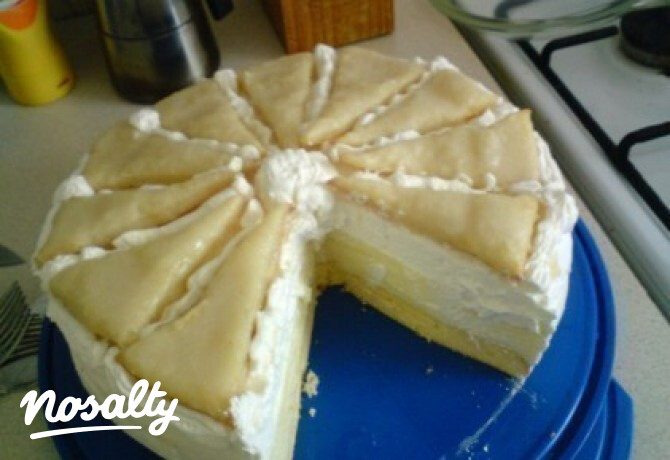 Francia krémes torta - Dóra konyhájából
