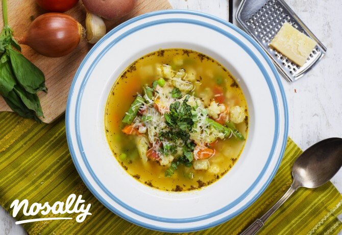 Zöldbabos minestrone