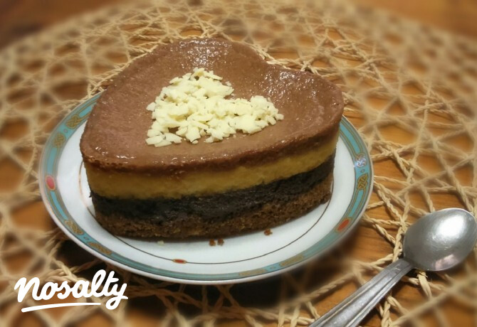Háromcsokis sajttorta