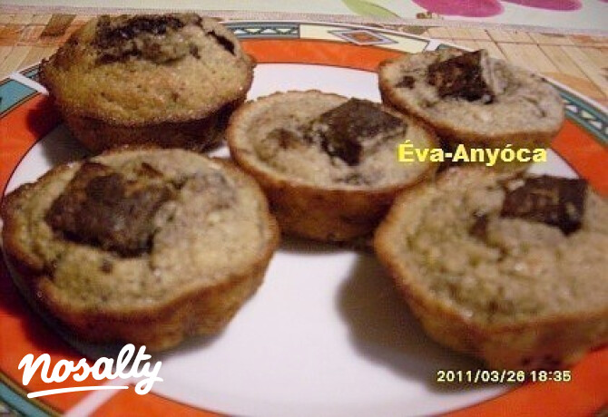Étcsokis nápolyis muffin