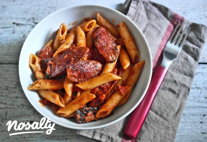 Chorizós tészta
