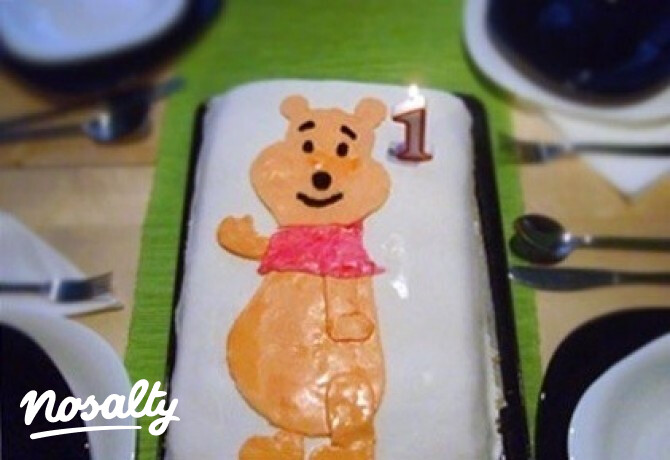 Micimackó torta