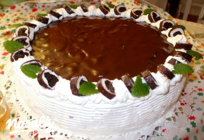Szilvagombóc torta