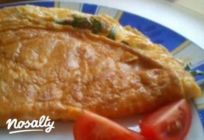 Rukkolás omlett