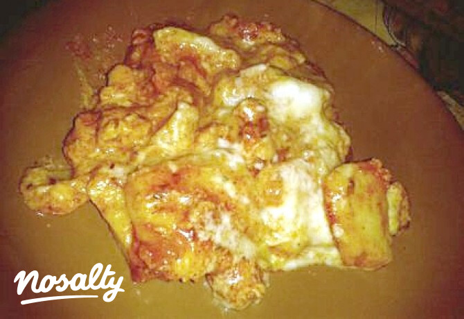 Gnocchi bolognais sajtmártással
