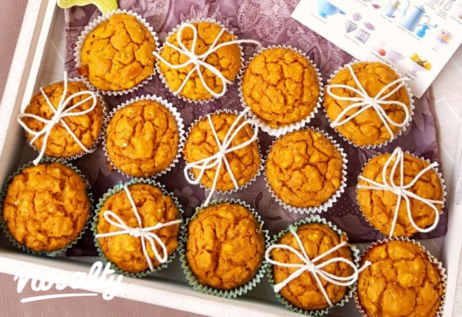 Sós, édesburgonyás muffin