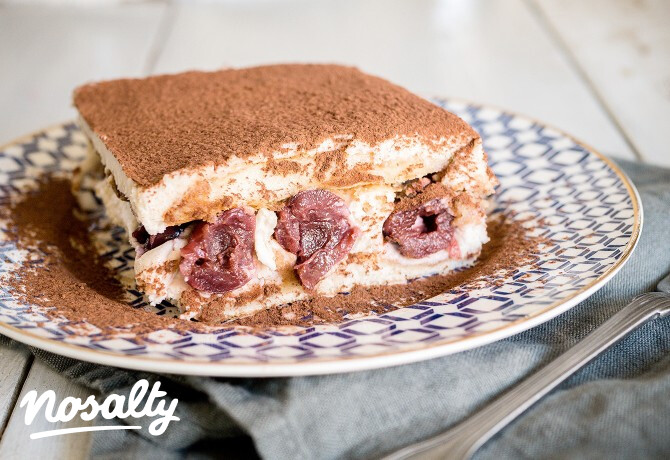 Gesztenyés-meggyes tiramisu