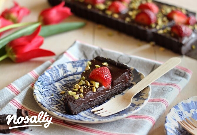 Epres csokoládés tart