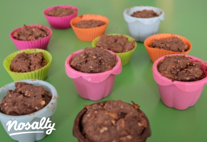 Almás-banános muffin