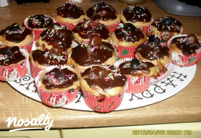 Vaníliapudingos-csokis muffin