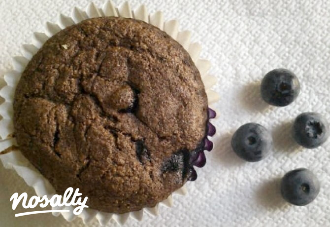 Áfonyás muffin ahogy Cukormentes készíti