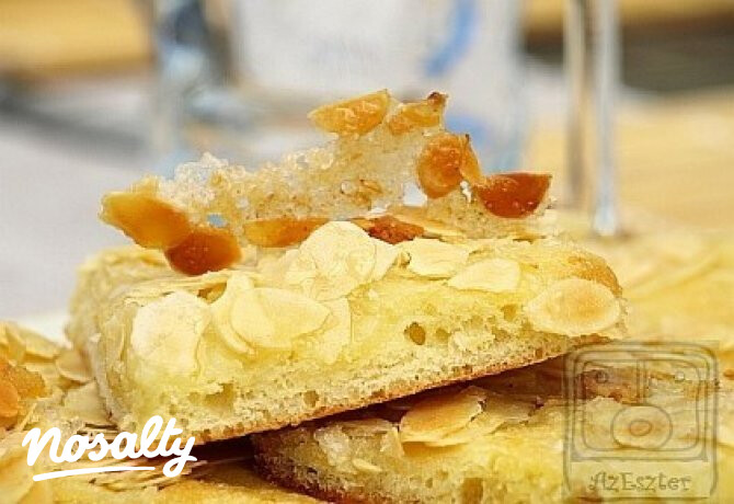 Mandulás-vajas szelet