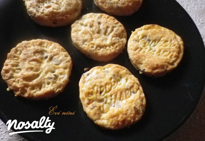 Cheddar sajtos keksz ahogy Évi néni készíti