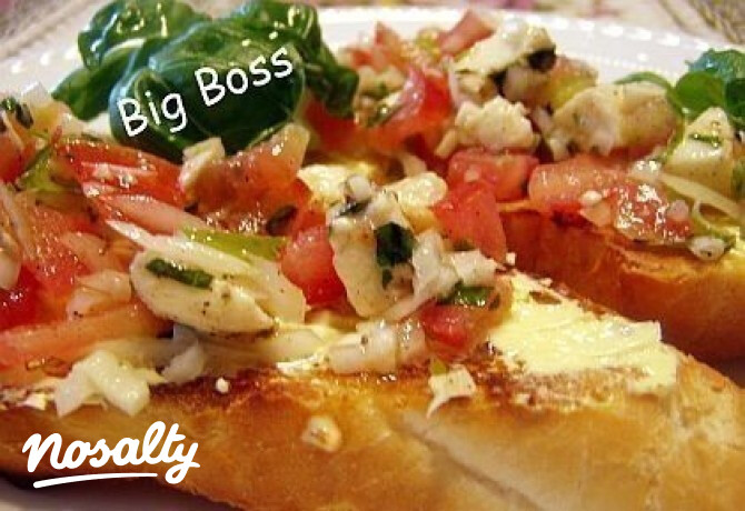 Bruschetta mozzarellával