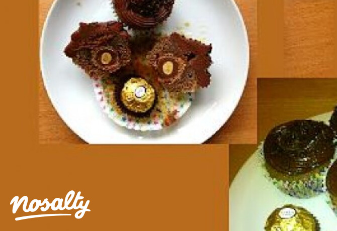 Ferrero Rocher cupcake